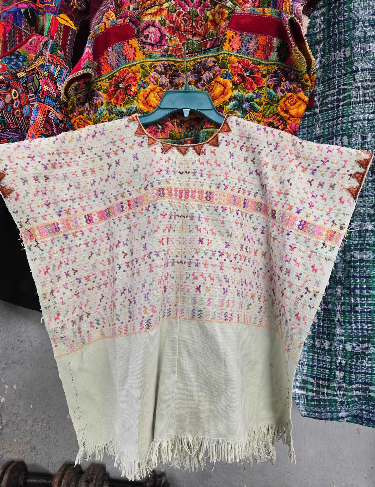 Ivory and Pink San Lucas Tolimán Huipil #9-311
