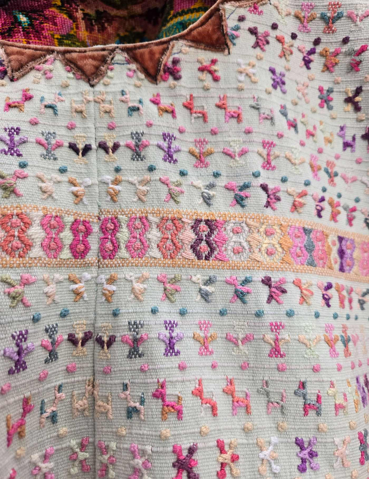 Ivory and Pink San Lucas Tolimán Huipil #9-311