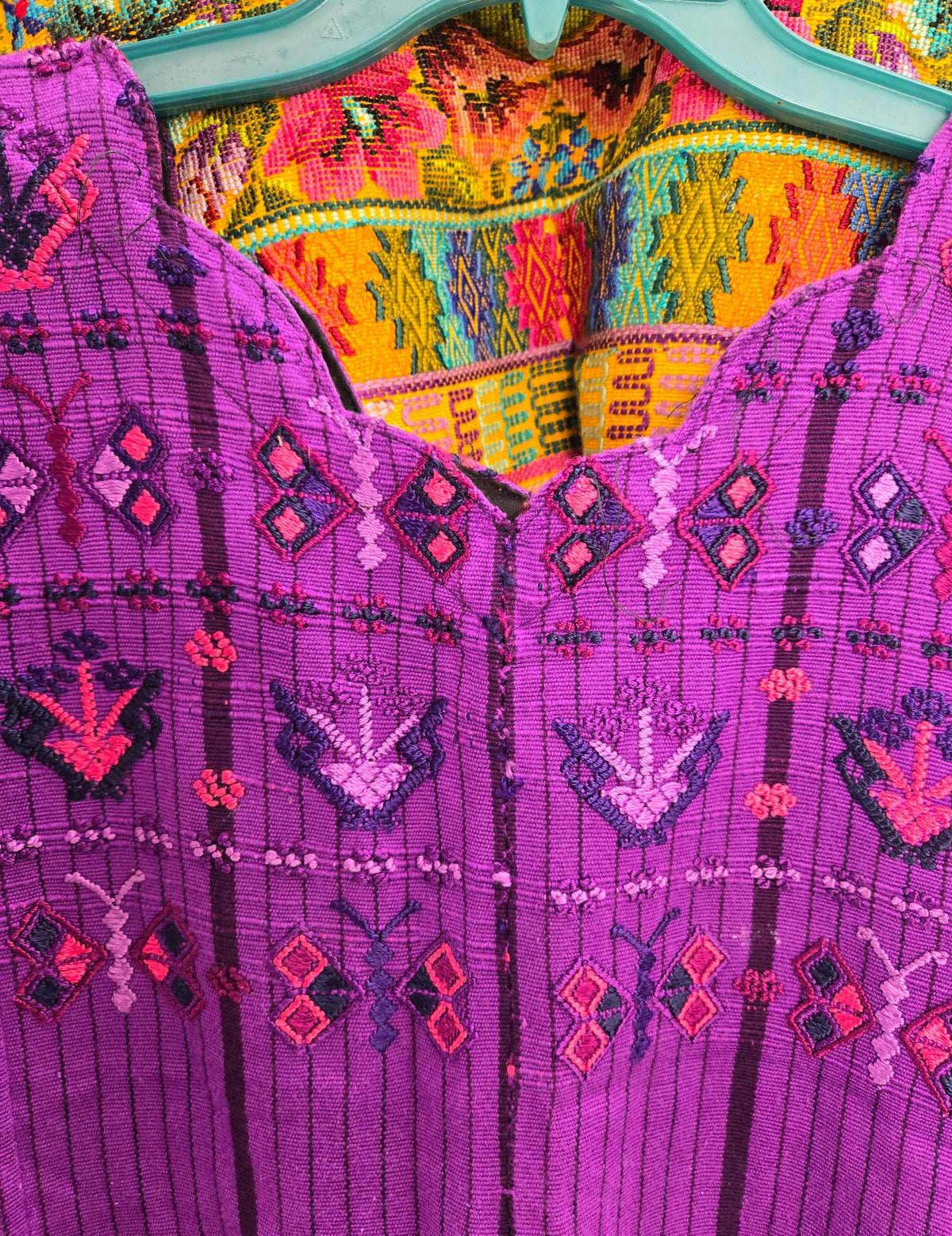 Purple Butterflies San Lucas Tolimán Huipil #9-323