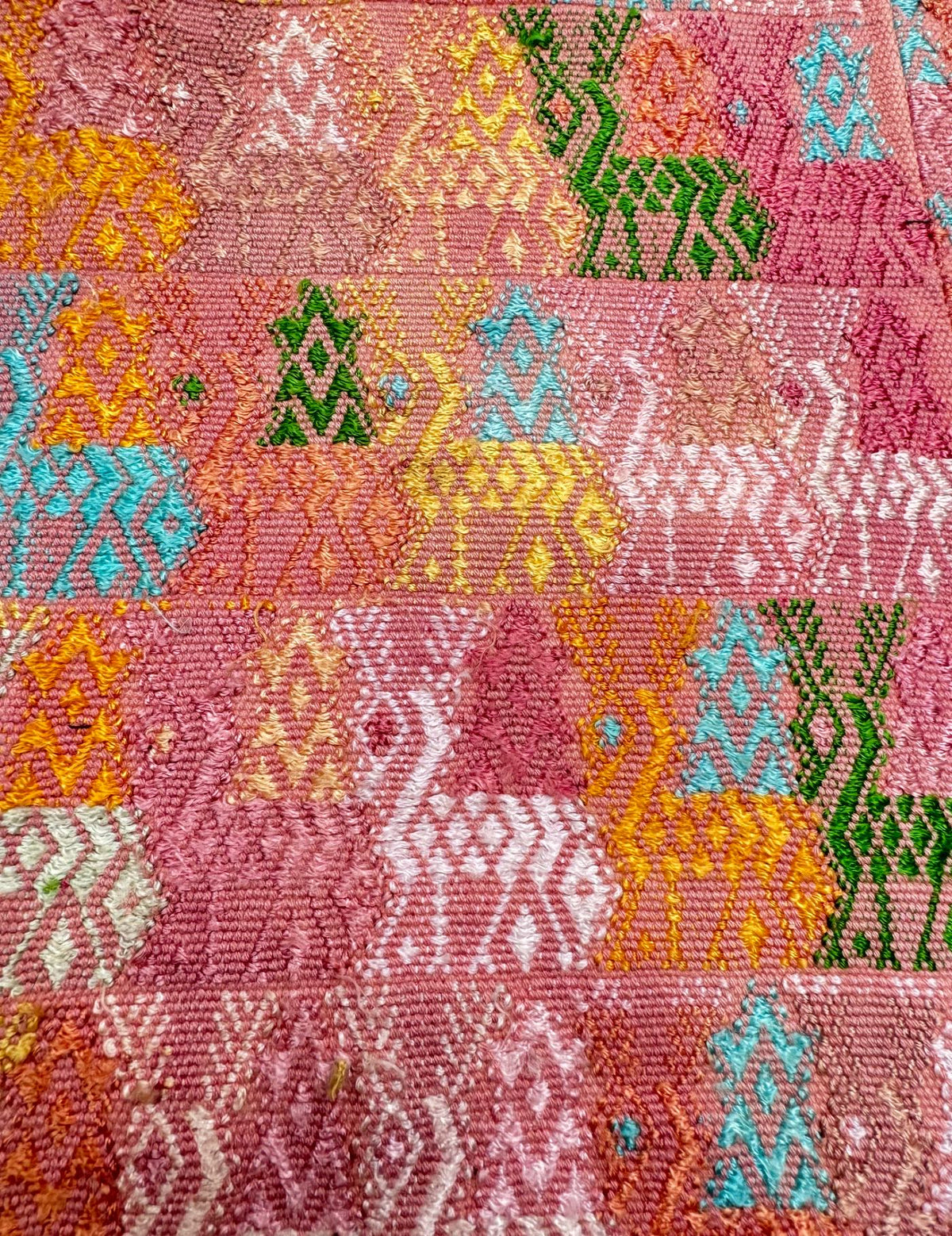 Salmon Pink Cobán Huipil #9-326