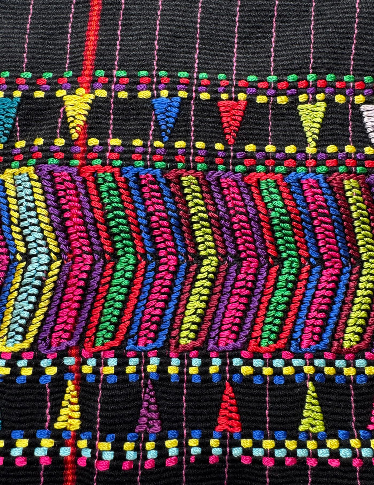Black Striped Chajul Tzute #9-329