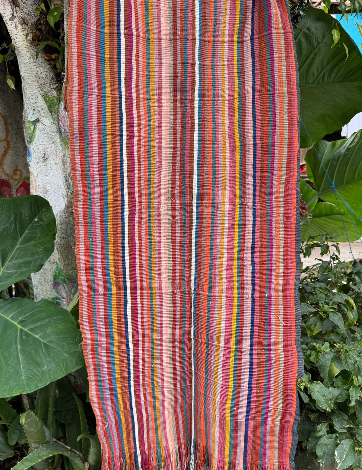 Warm Pink Nebaj Tzute #9-340