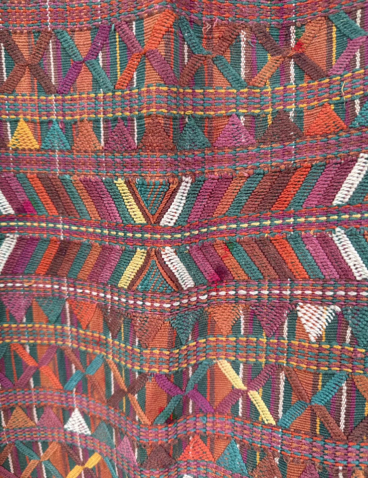 Geometric brocade Nebaj Tzute #9-341