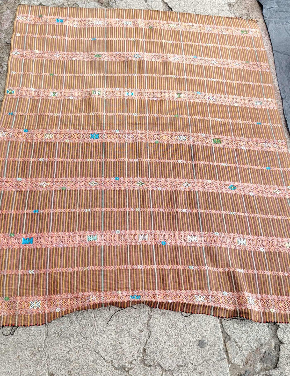 Brown geometric Aguacatán Corte #9-346