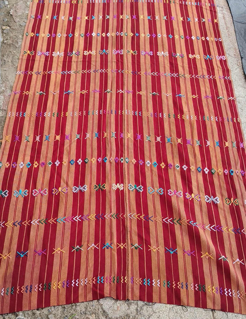 Brown and Red Colotenango Corte #9-347