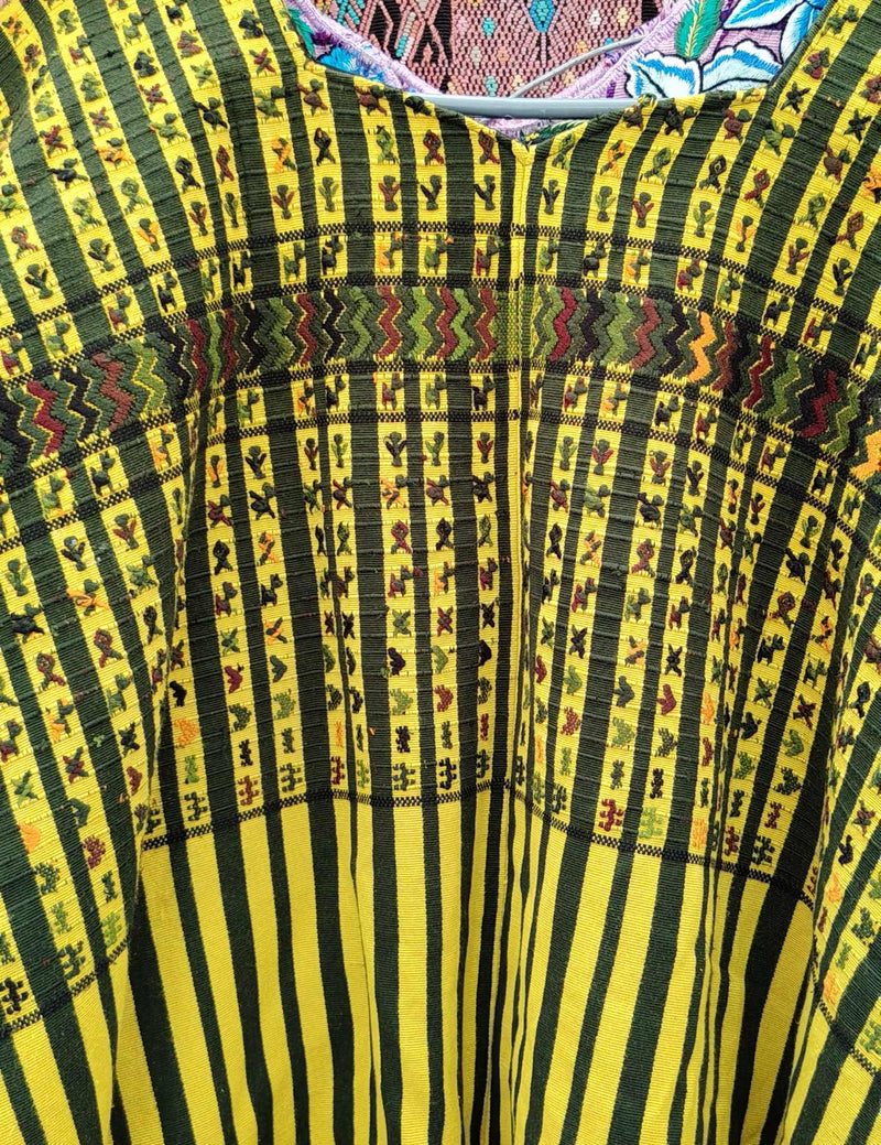 Black and Yellow San Lucas Tolimán Huipil #9-370
