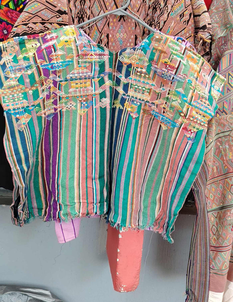 Multicolour Nahualá Huipil #9-387