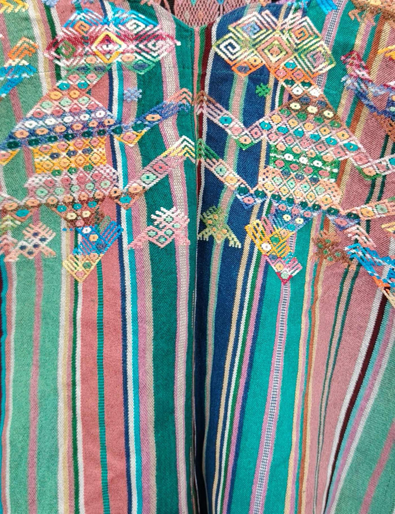 Multicolour Nahualá Huipil #9-387