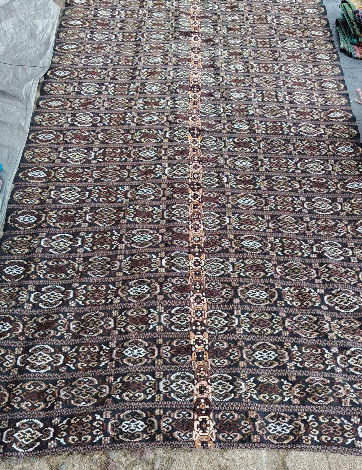 Brown Geometric Zunil Corte #9-390