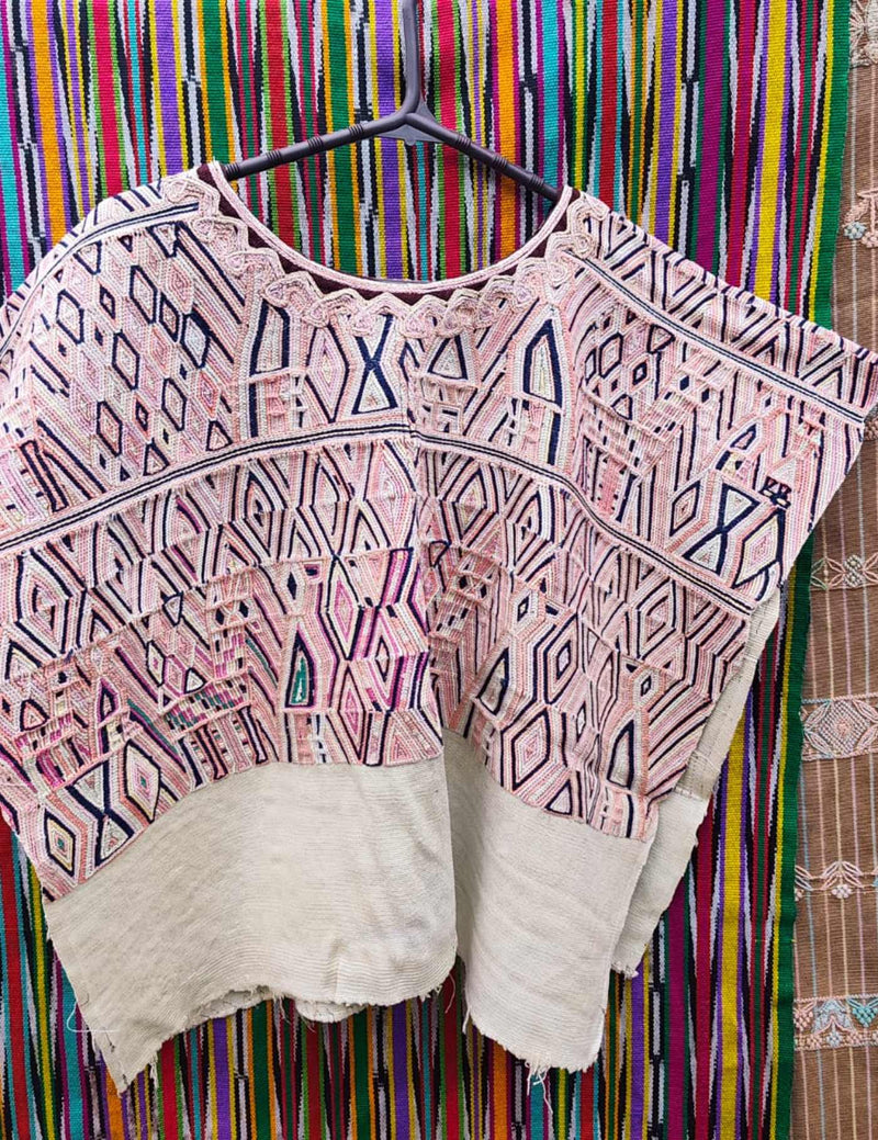 Dusty pink Nebaj Huipil #9-395