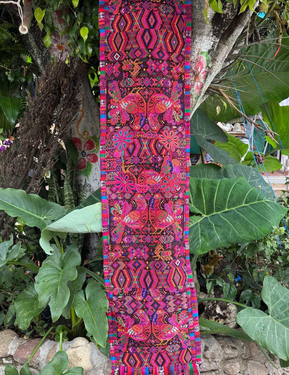 Pink Peacock Chichicastenango Tzute #9-404