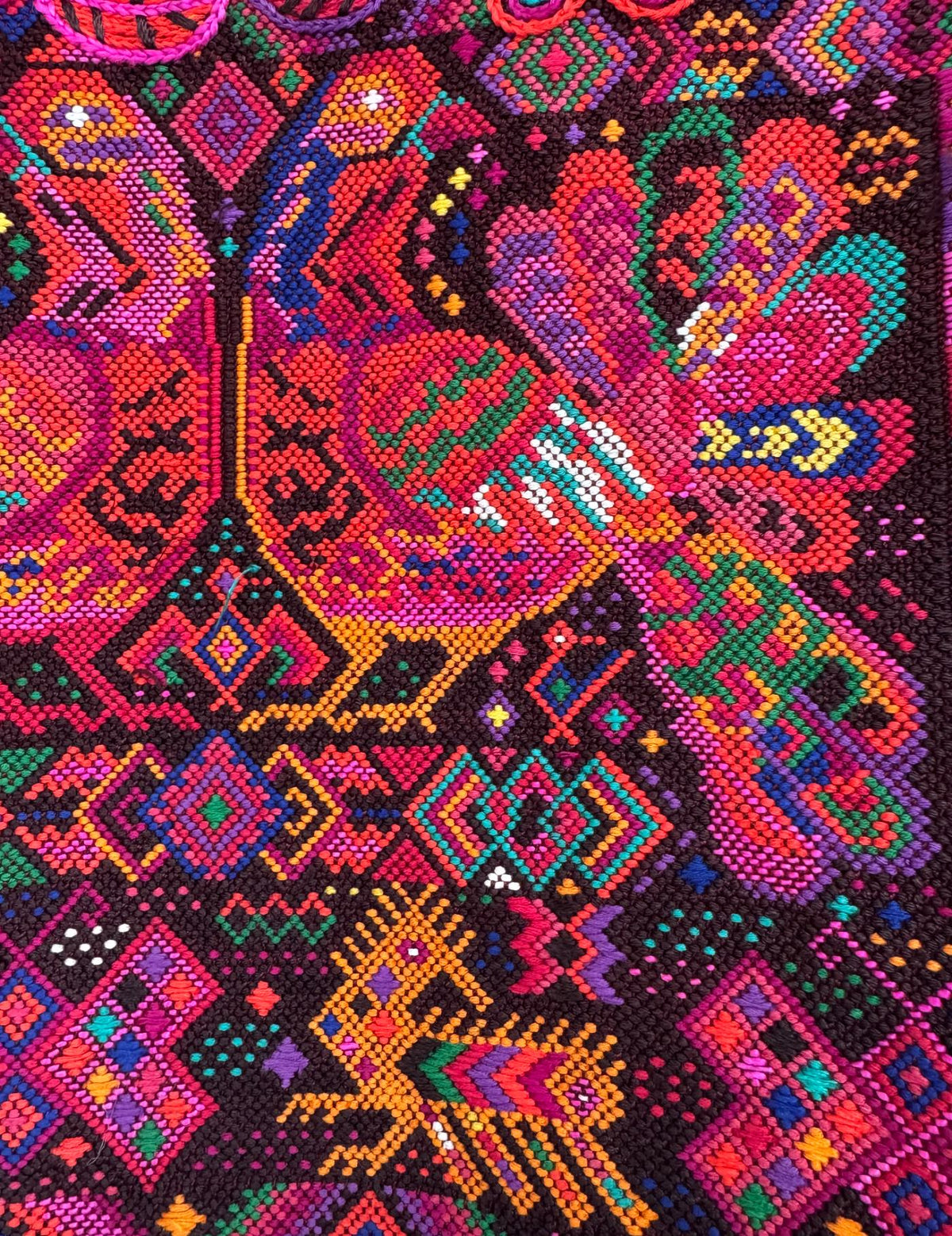 Pink Peacock Chichicastenango Tzute #9-404