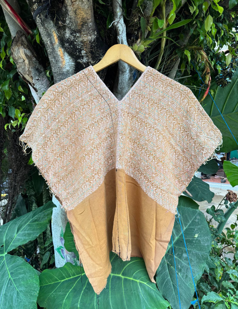 Ochre Nahualá Huipil #9-406