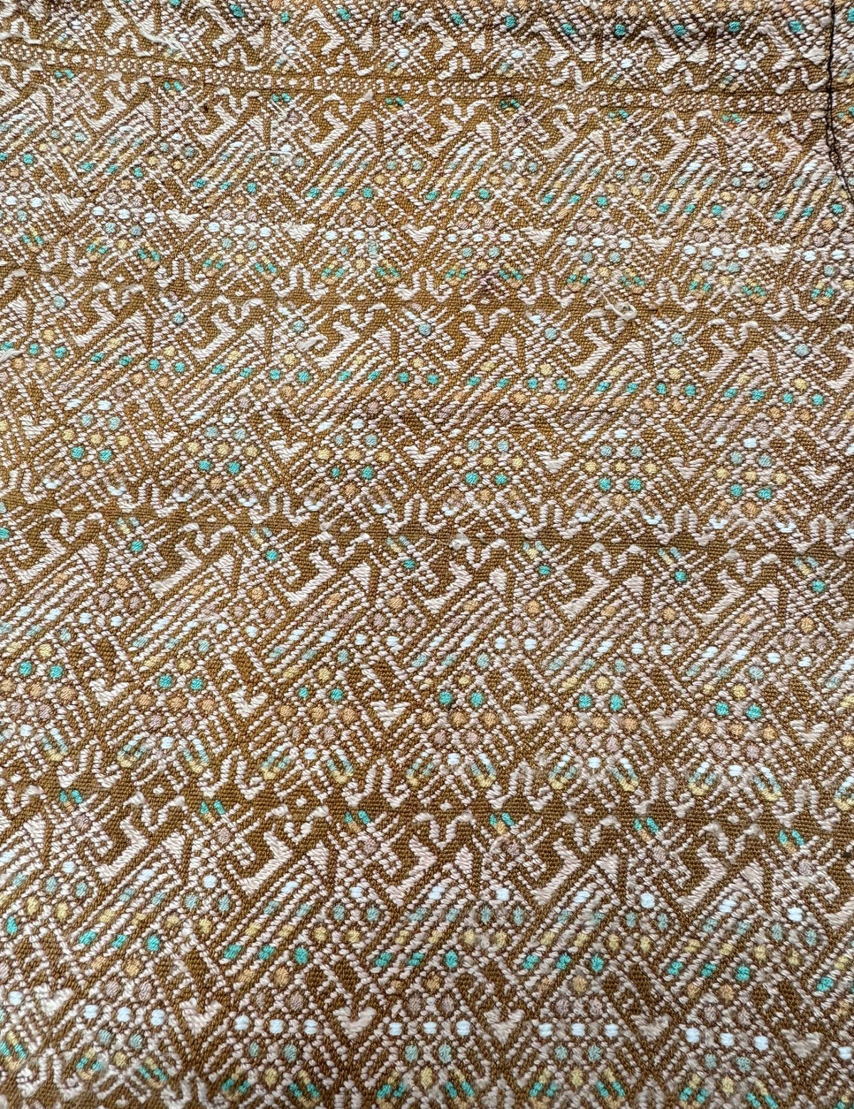 Ochre Nahualá Huipil #9-406