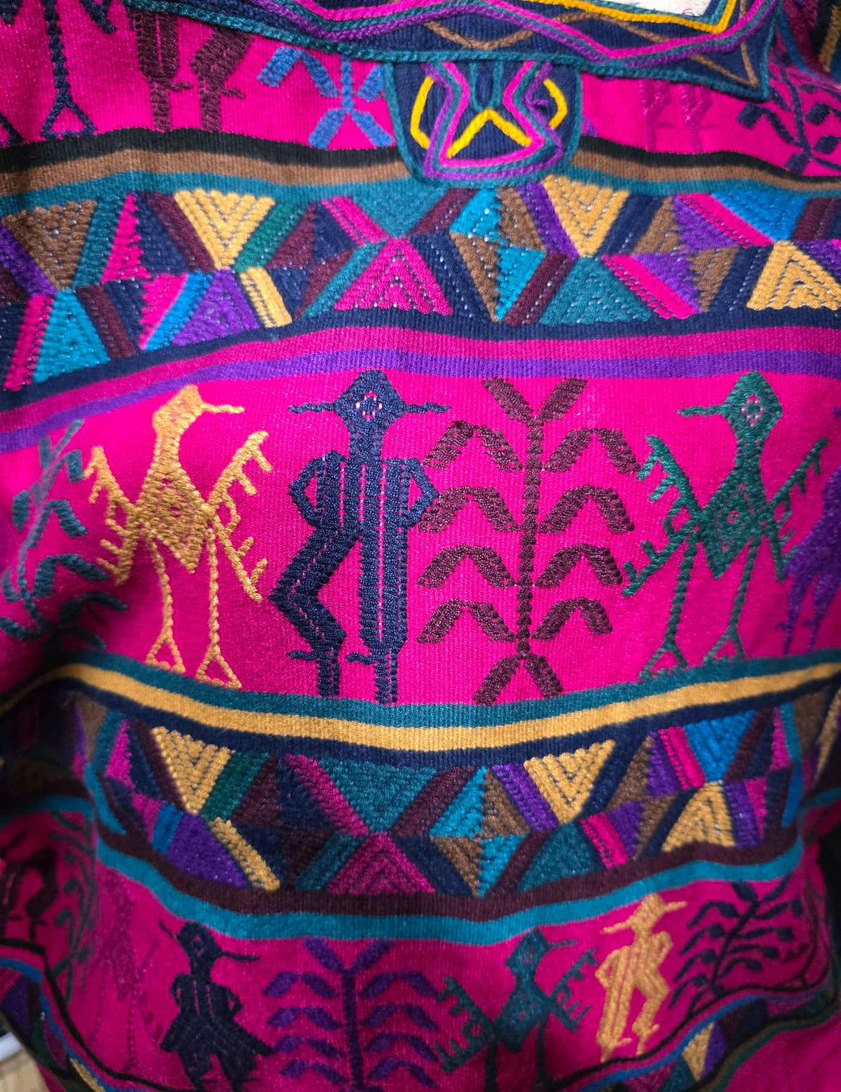 Hot Pink Nebaj Huipil #9-410