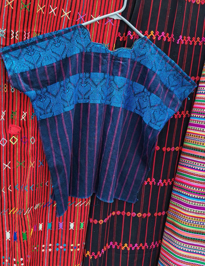 Blue on Blue Nahualá Huipil #9-428