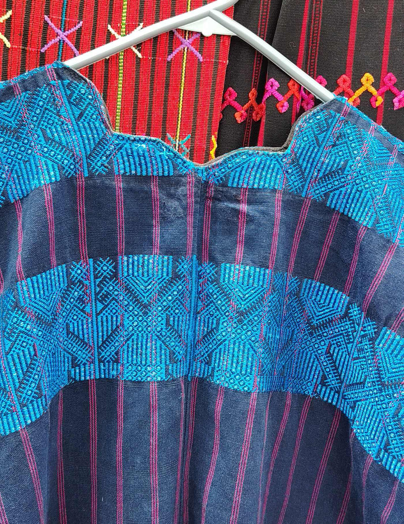 Blue on Blue Nahualá Huipil #9-428