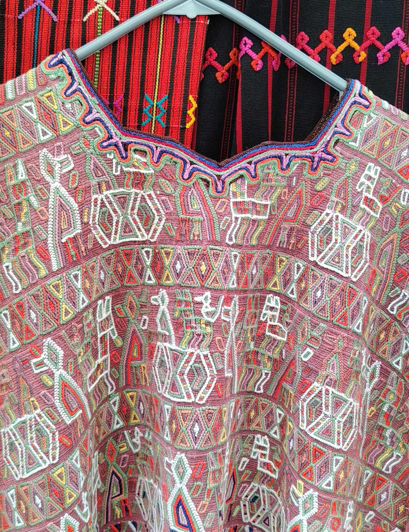 Dusty Pink Nebaj Huipil #9-430