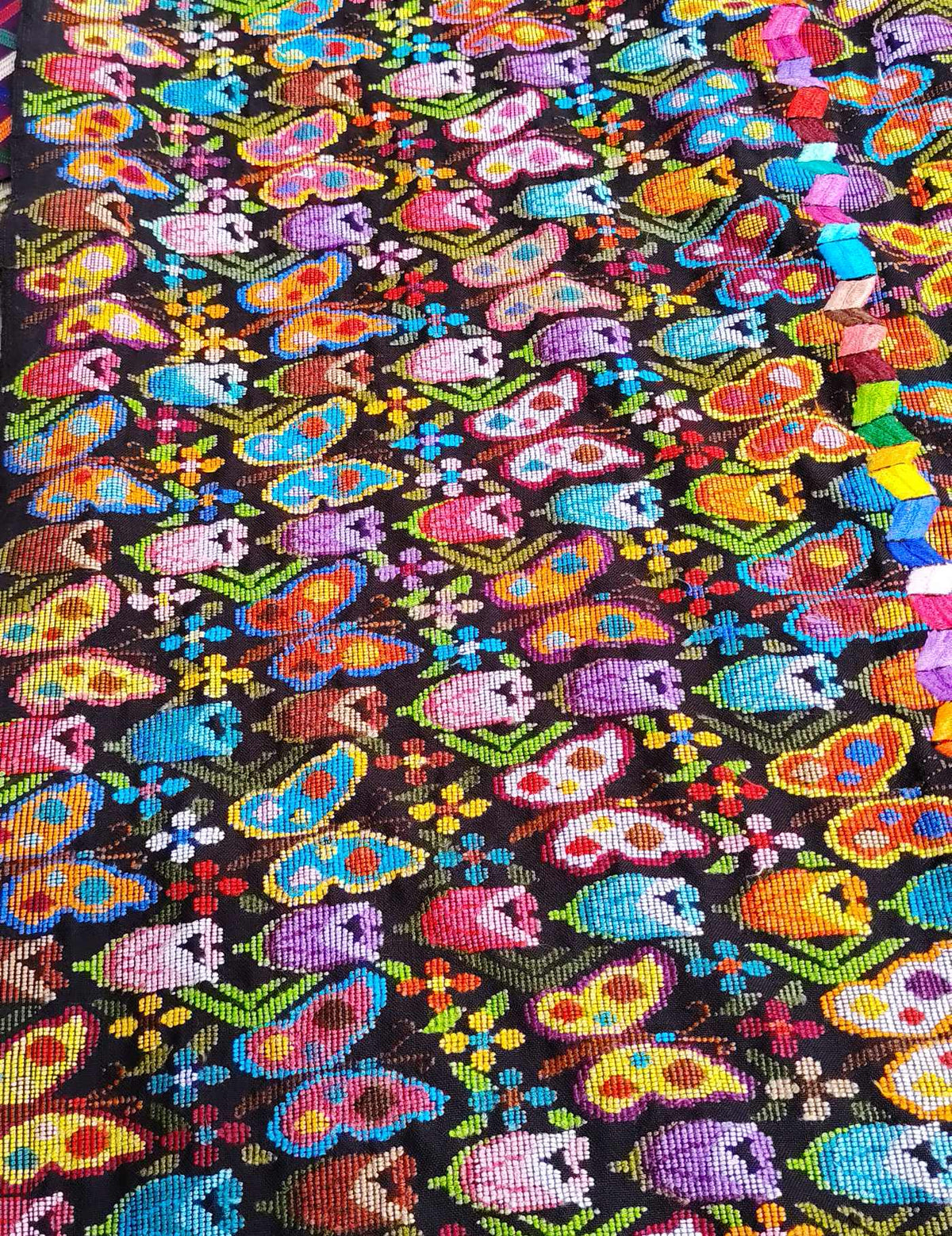 Multicoloured with Butterflies Zunil Corte #9-436