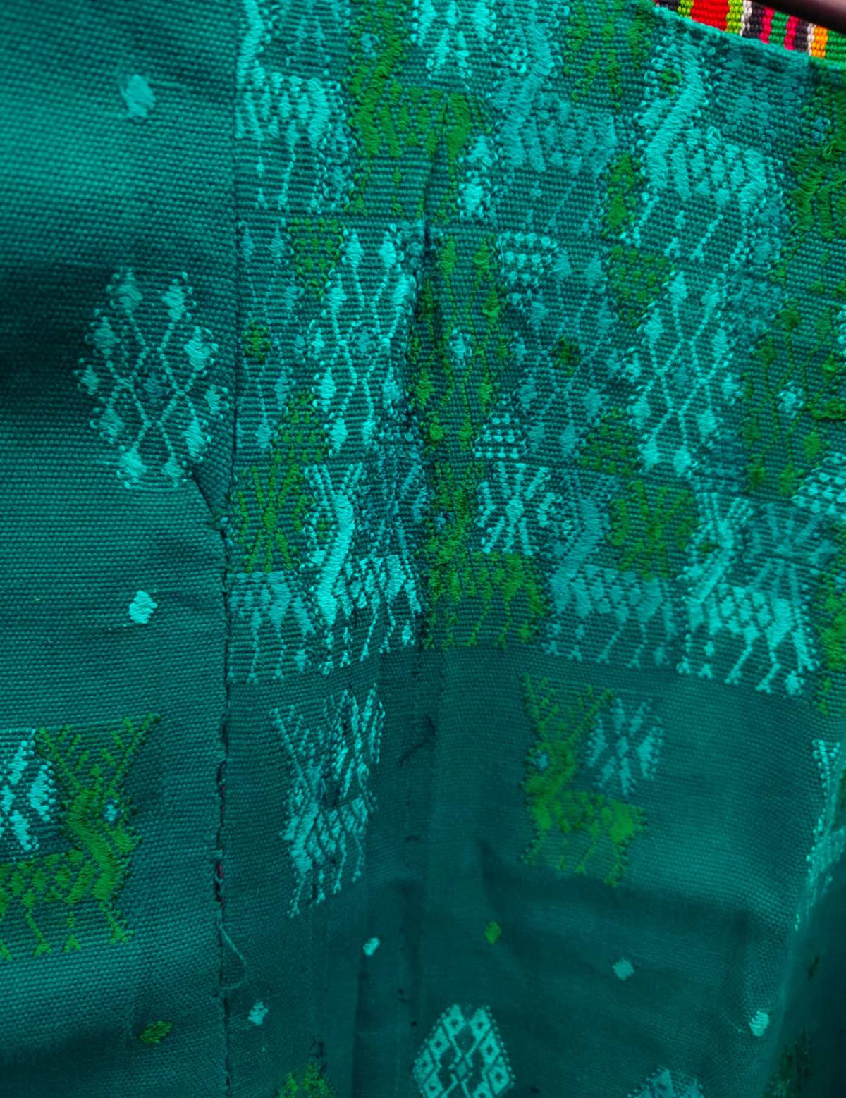 Deep Green Cobán Huipil #9-439