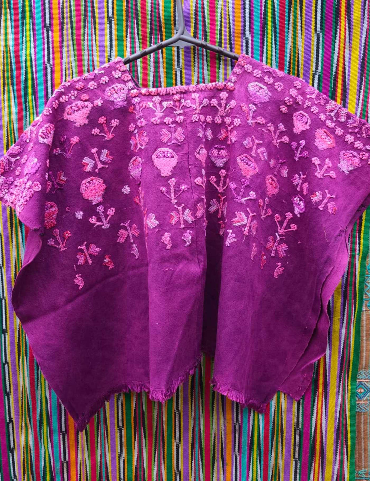 Fuchsia Santa Catarina Palopó Huipil #9-442