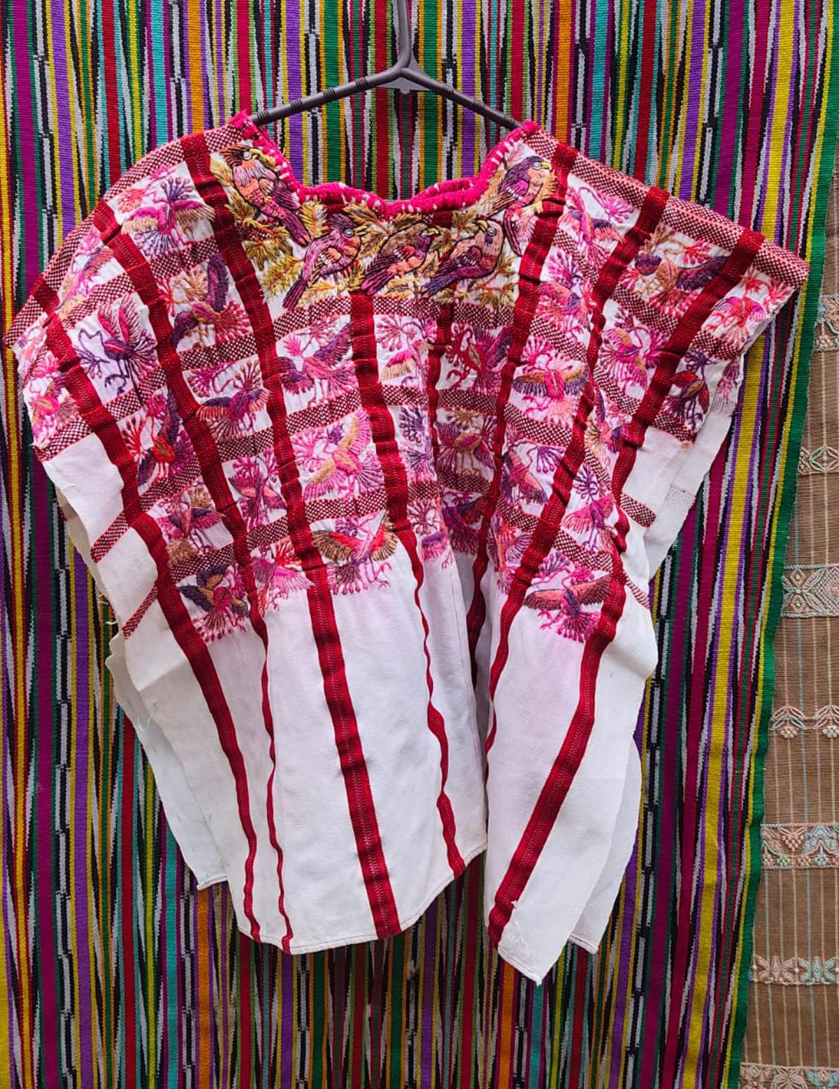 Red Birds Santiago Huipil #9-446