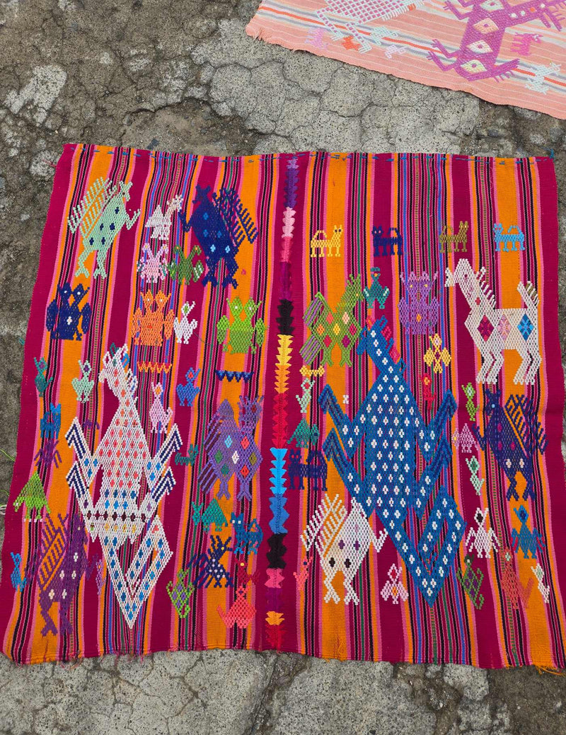 Bright Striped Chichicastenango Tzute #9-453