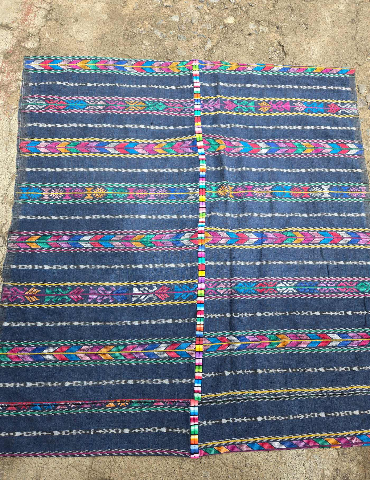 Indigo with Geometrics Zunil Corte #9-473