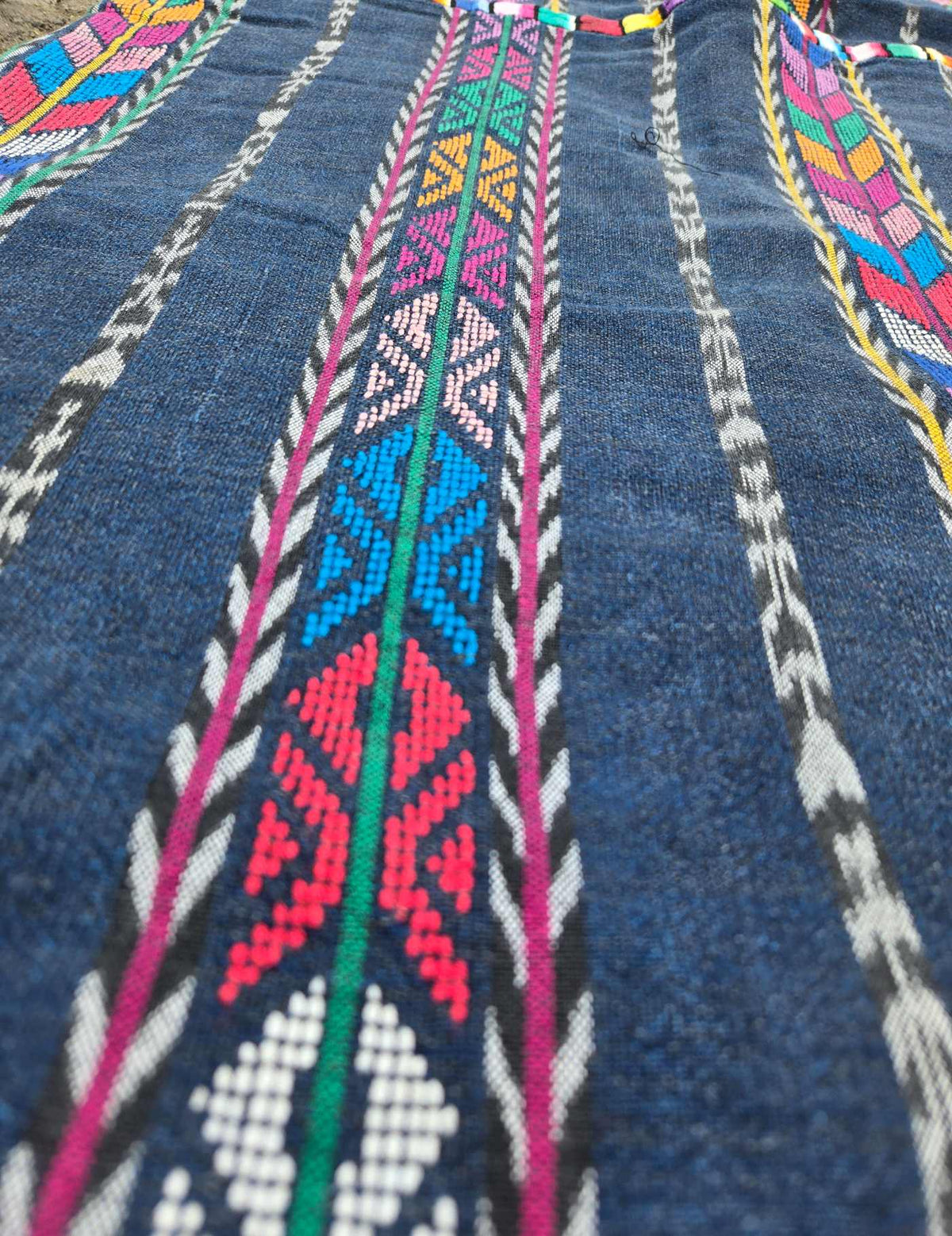 Indigo with Geometrics Zunil Corte #9-473