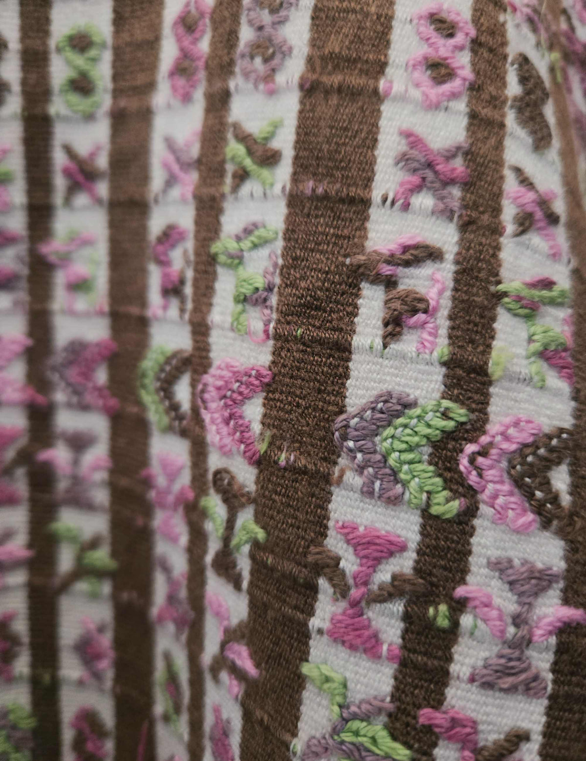 Brown and Pink San Lucas Tolimán Huipil #9-474