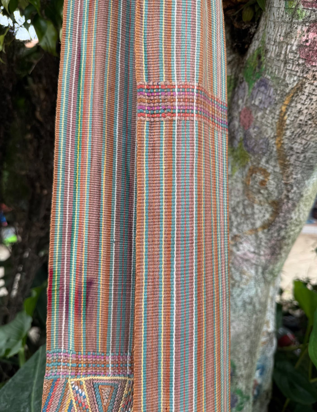 Peach striped Nebaj Tocoyal #9-491
