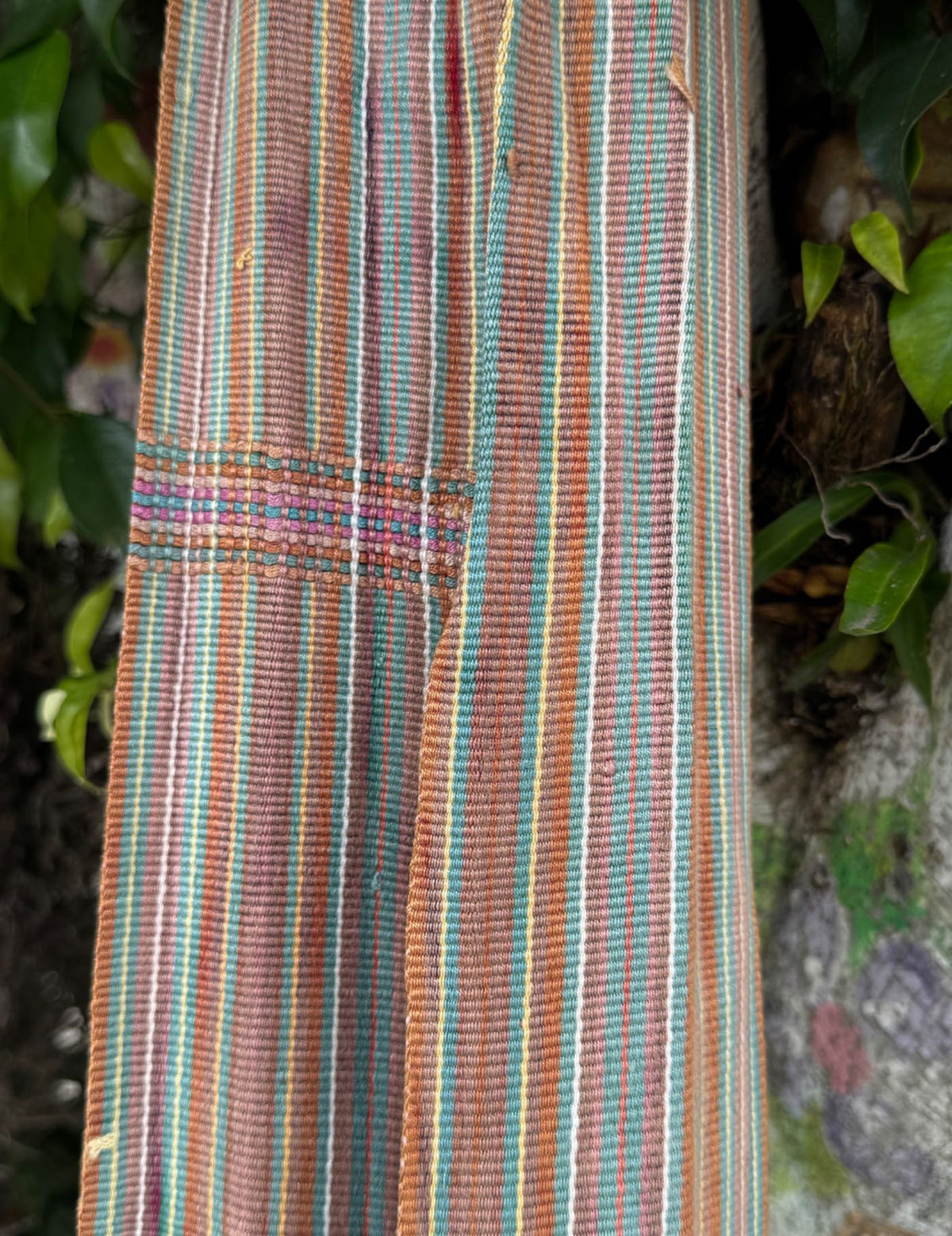 Peach striped Nebaj Tocoyal #9-491