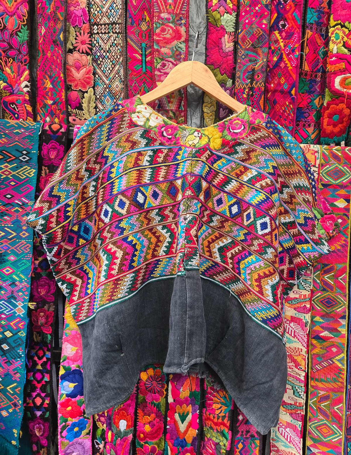 Multi Coloured Totonicapán Huipil #9-500