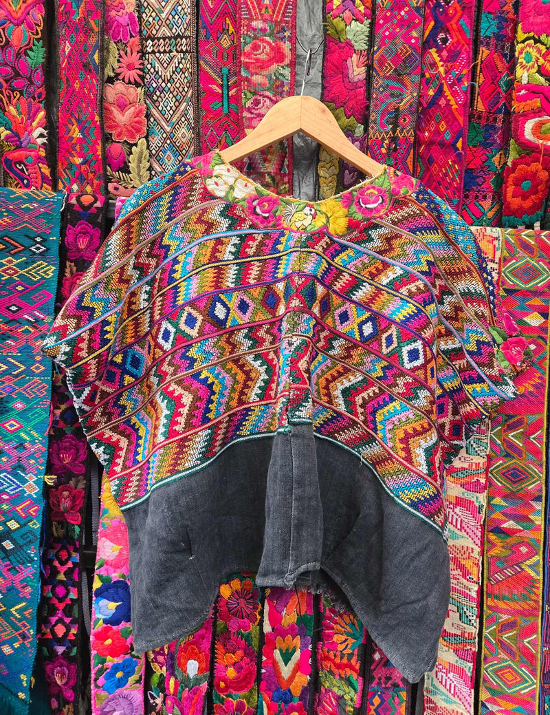 Multi Coloured Totonicapán Huipil #9-500