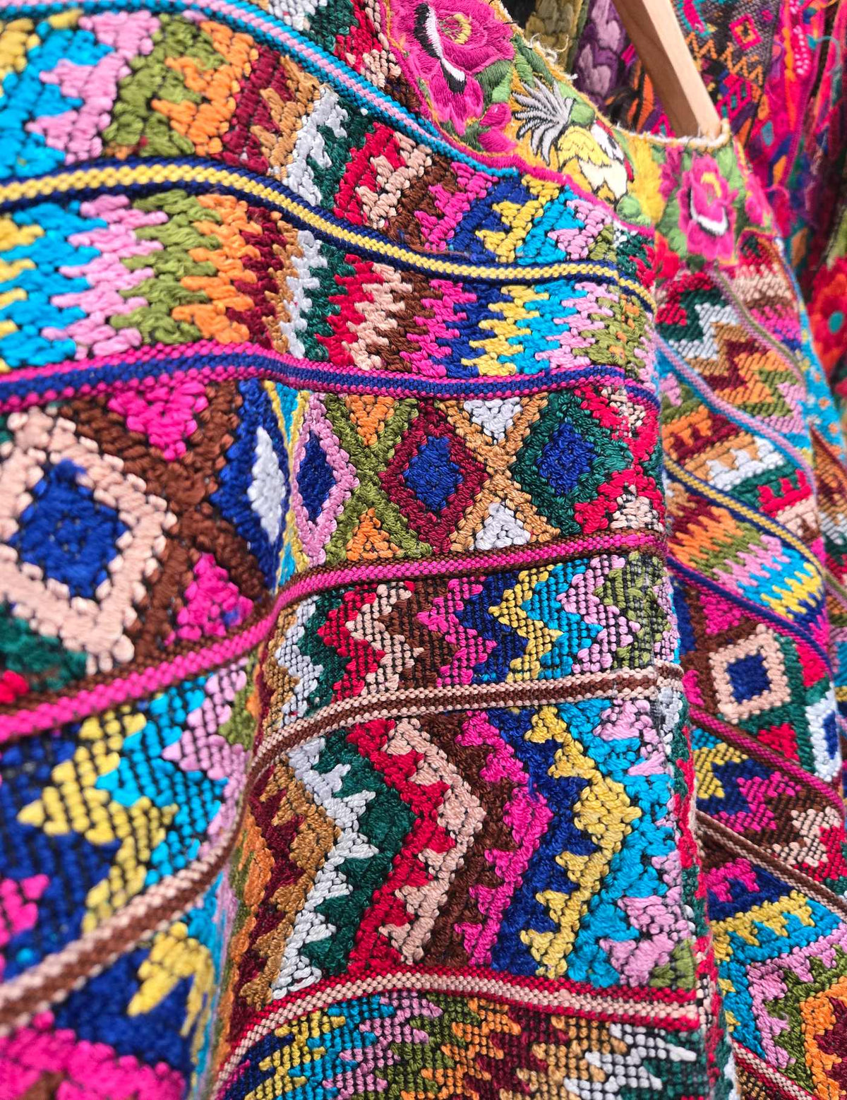 Multi Coloured Totonicapán Huipil #9-500