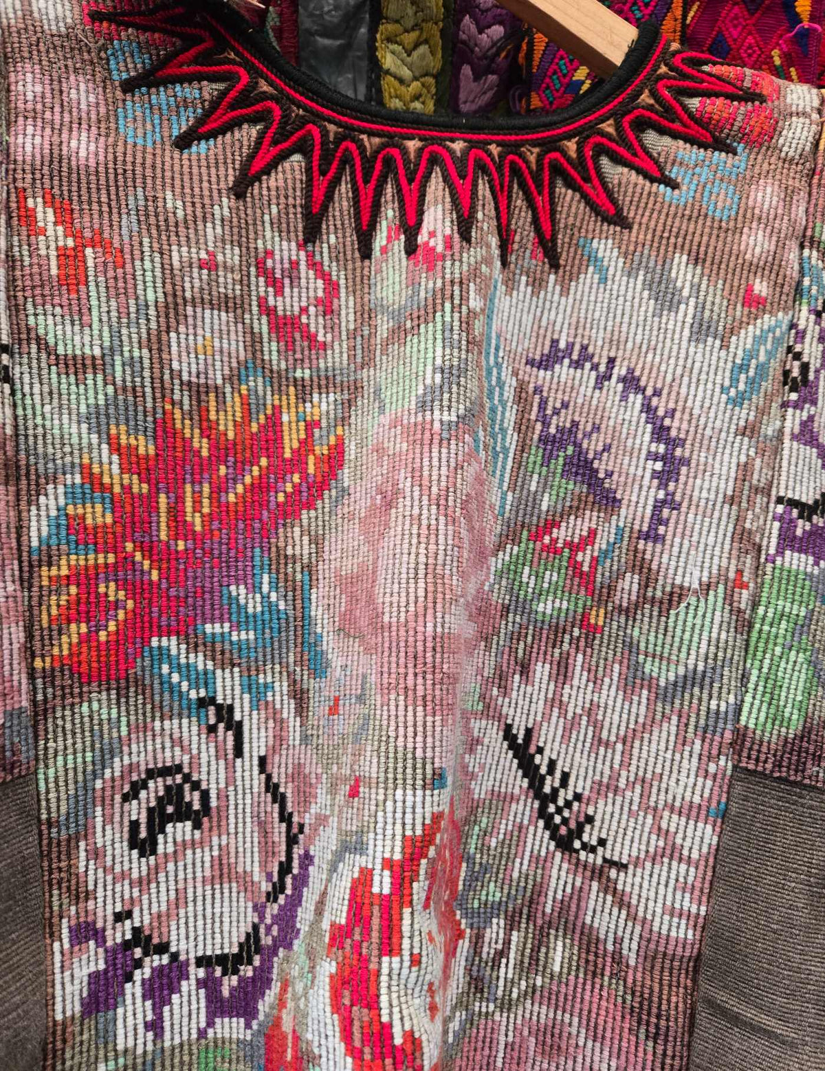 Pastel Floral Chichicastenango Huipil #9-501