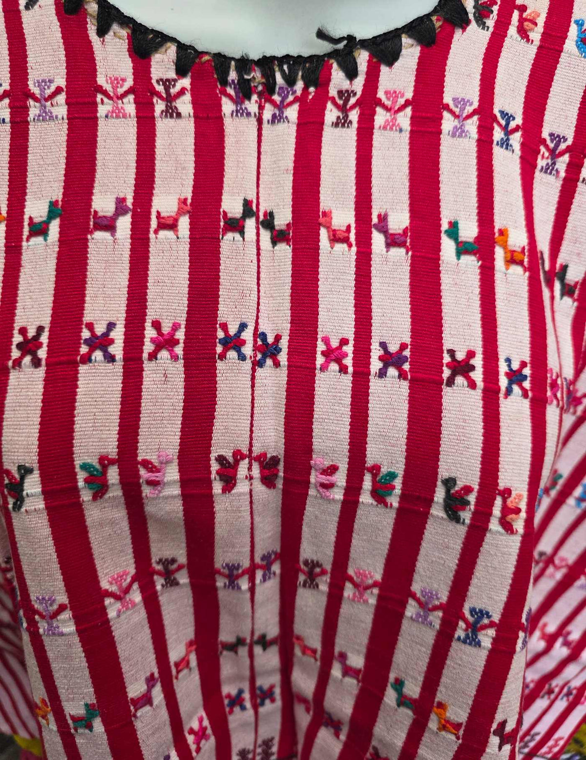 Red and White San Lucas Tolimán Huipil #9-508