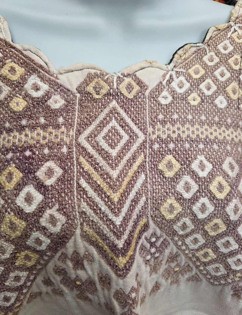 Beige and Cream Santa catarina ixtaguacan Huipil #9-509