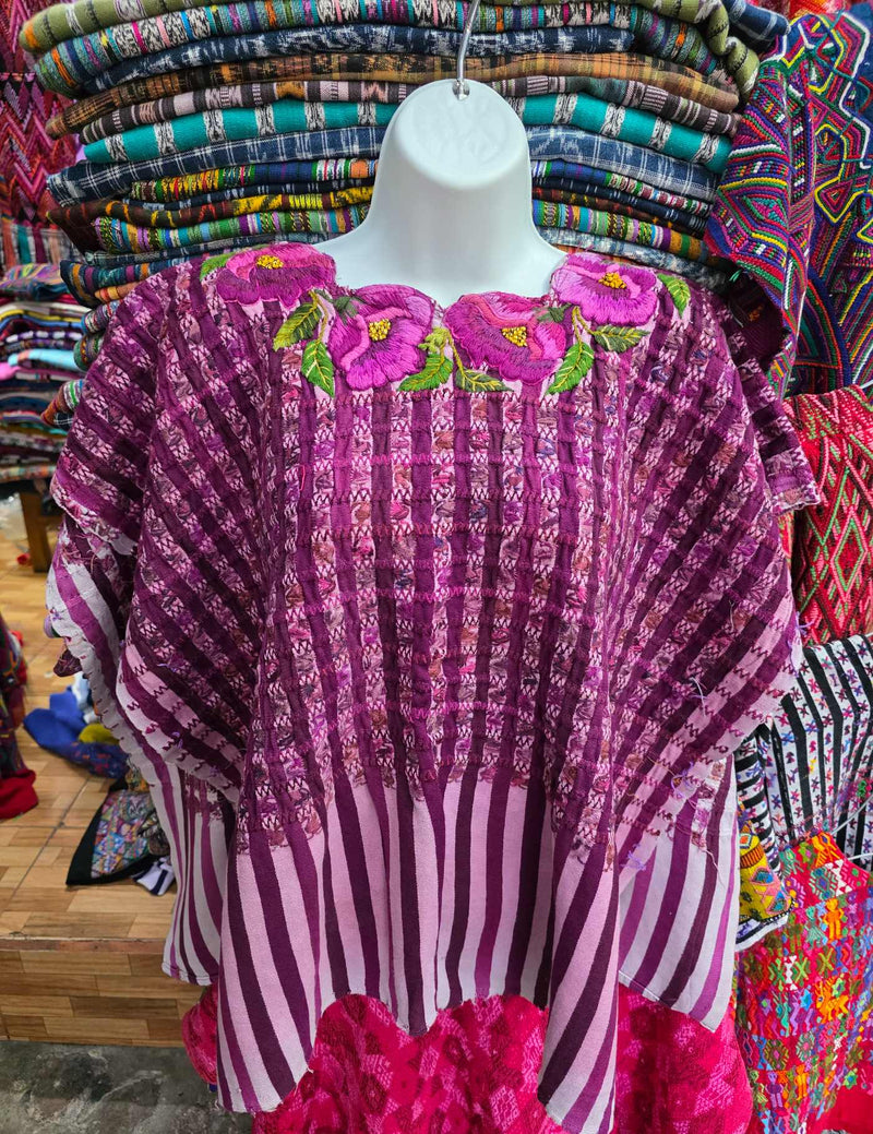 Fuchsia Santiago Huipil #10-19