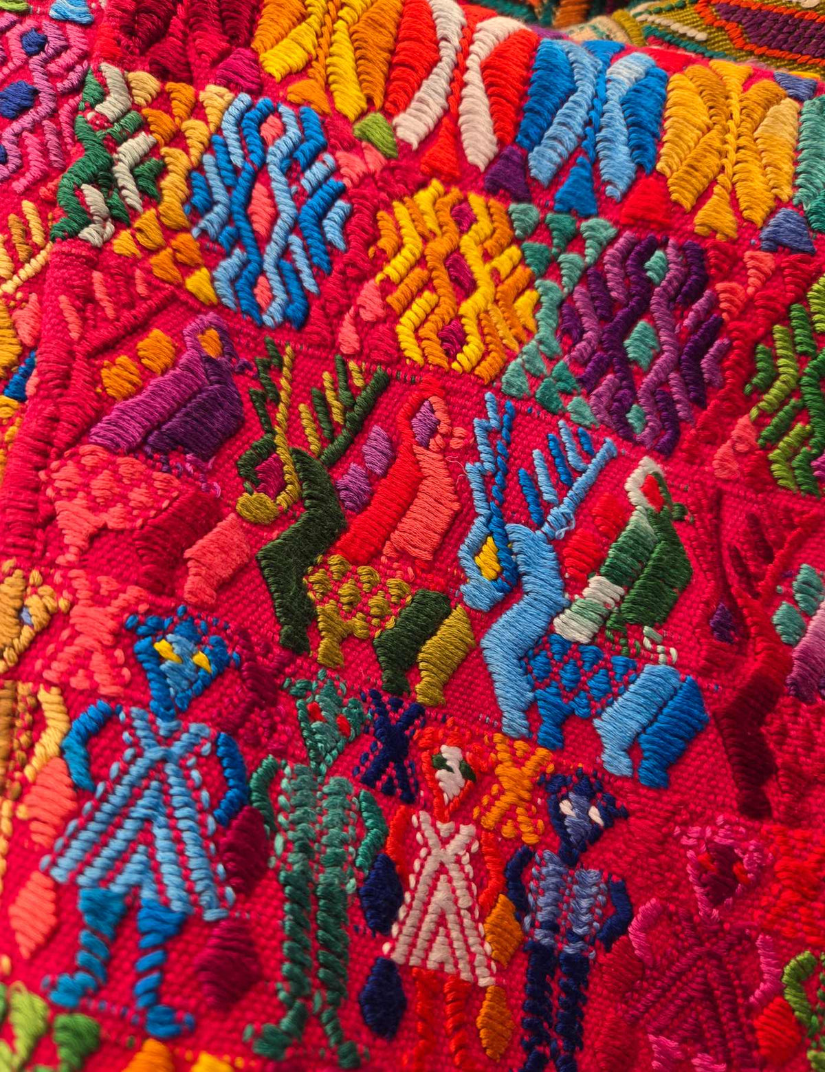 Red Cobán Huipil #10-21