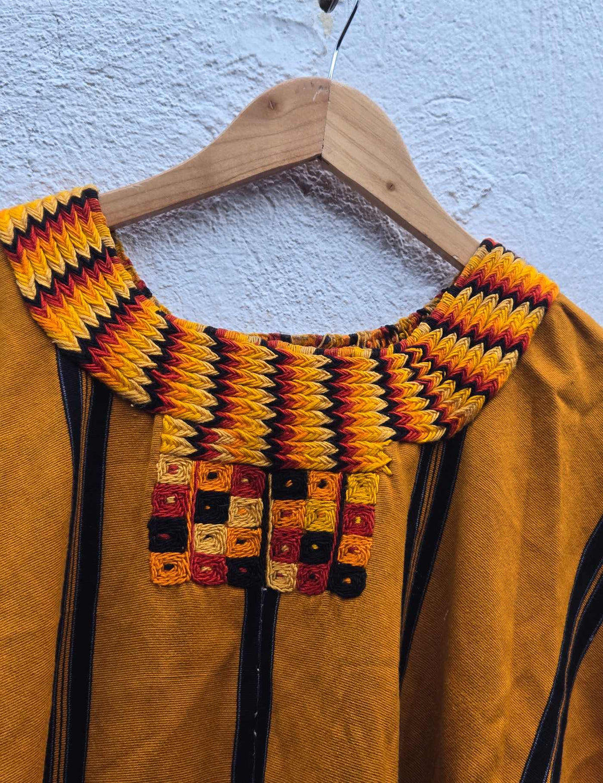 Mustard San Juan La Laguna Huipil #10-32