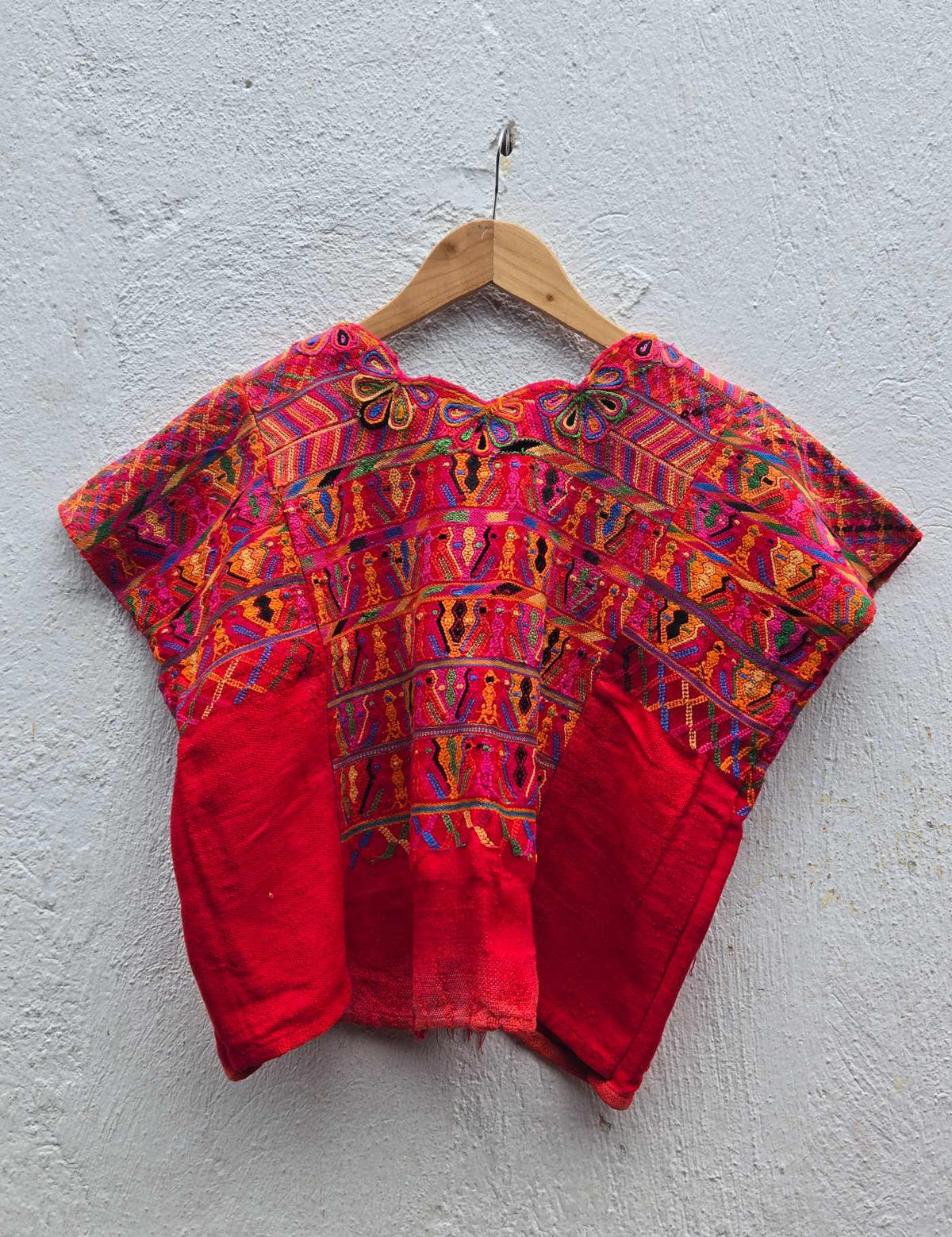 Red San Juan Cotzal Huipil #10-39