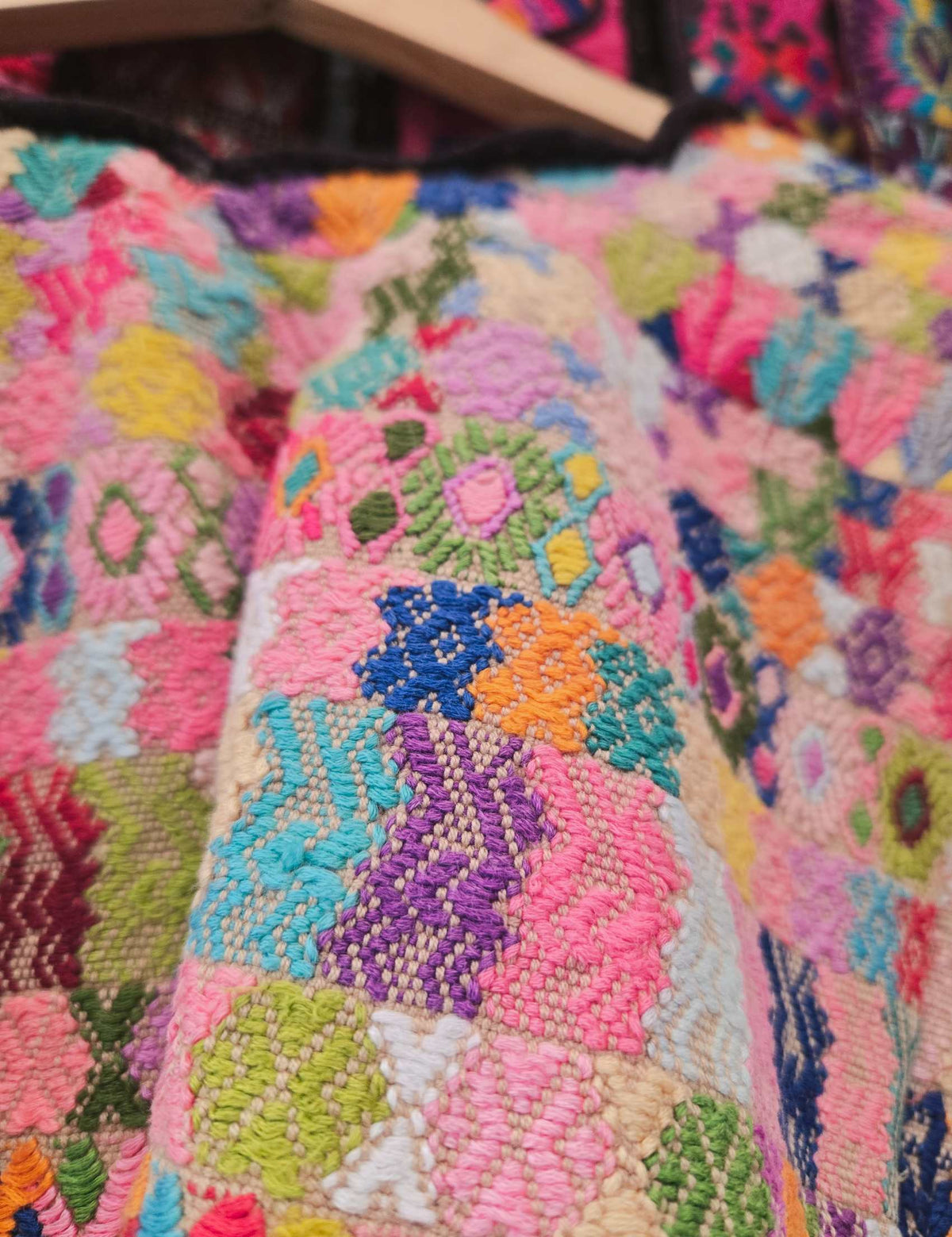 Pastel Geometric Cobán Huipil #10-59