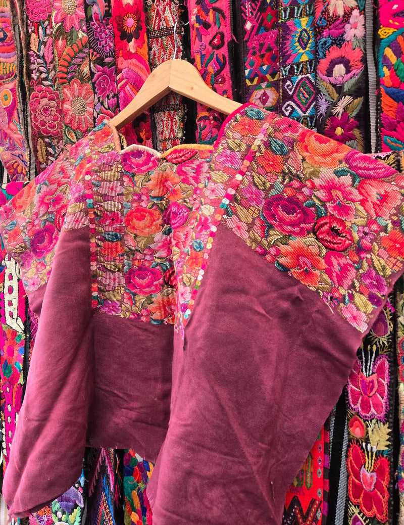 50 year old Floral Chichicastenango Huipil #10-68