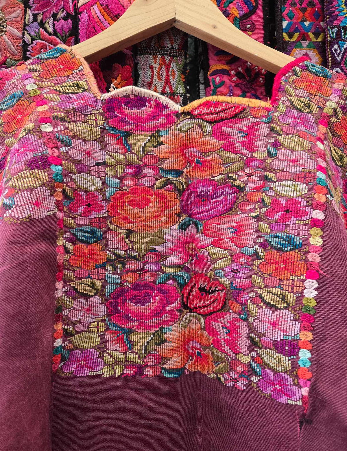 50 year old Floral Chichicastenango Huipil #10-68