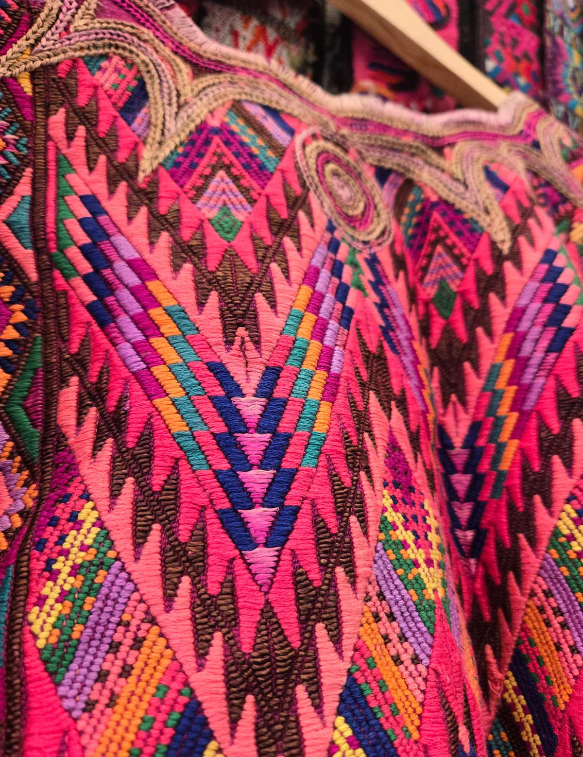 Boysenberry Geometrics Chichicastenango Huipil #10-72