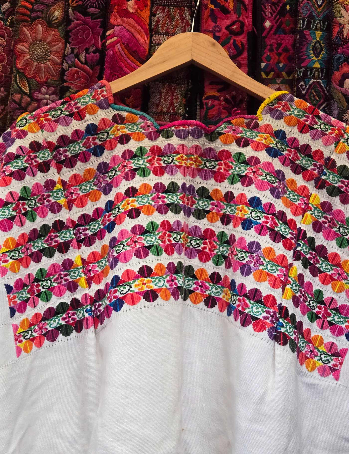 Multicolored Floral Chimaltenango Huipil #10-73