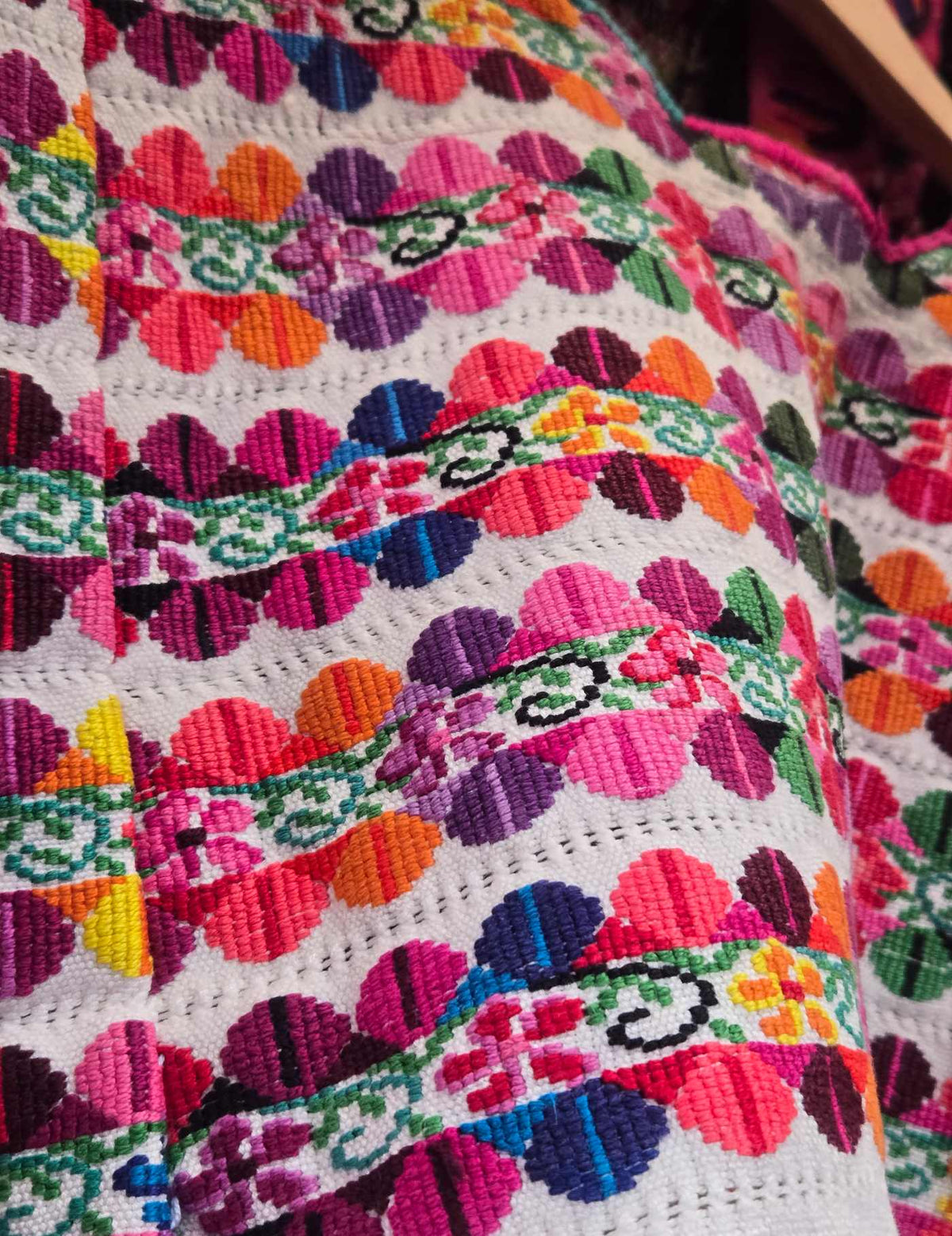 Multicolored Floral Chimaltenango Huipil #10-73