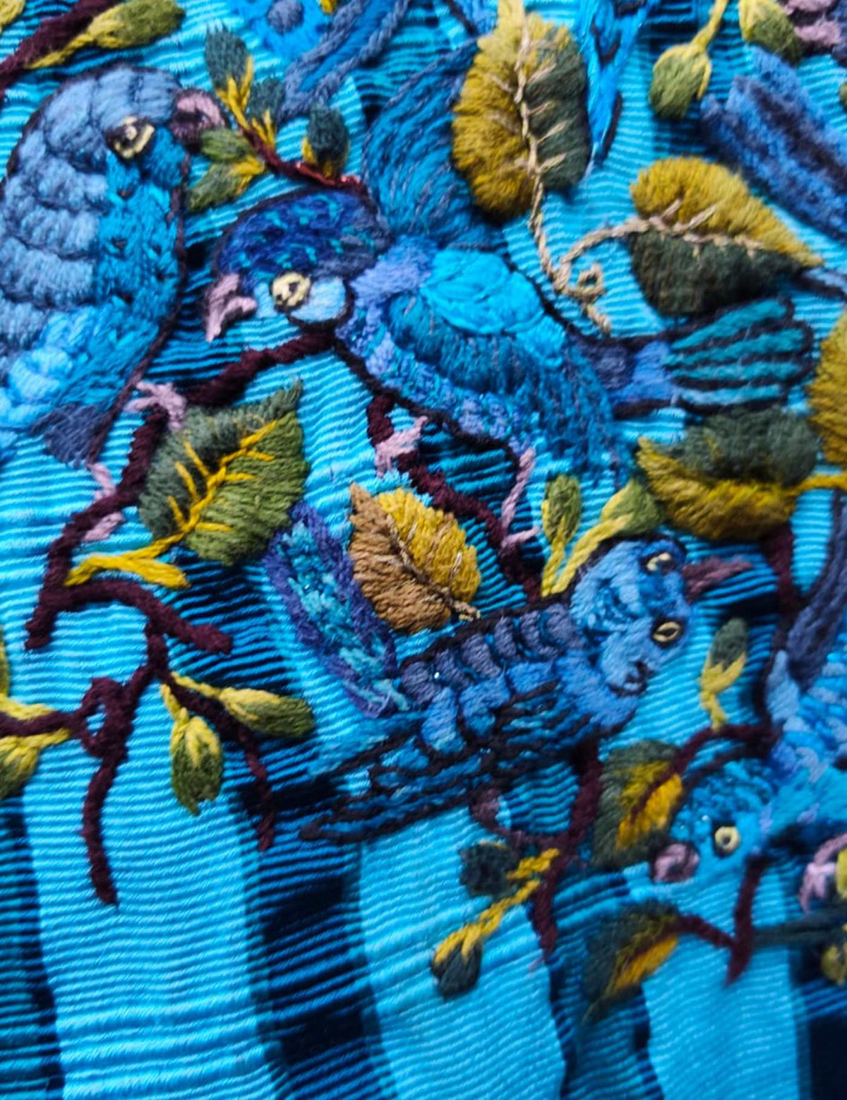 Blue Birds Santiago Huipil #10-87