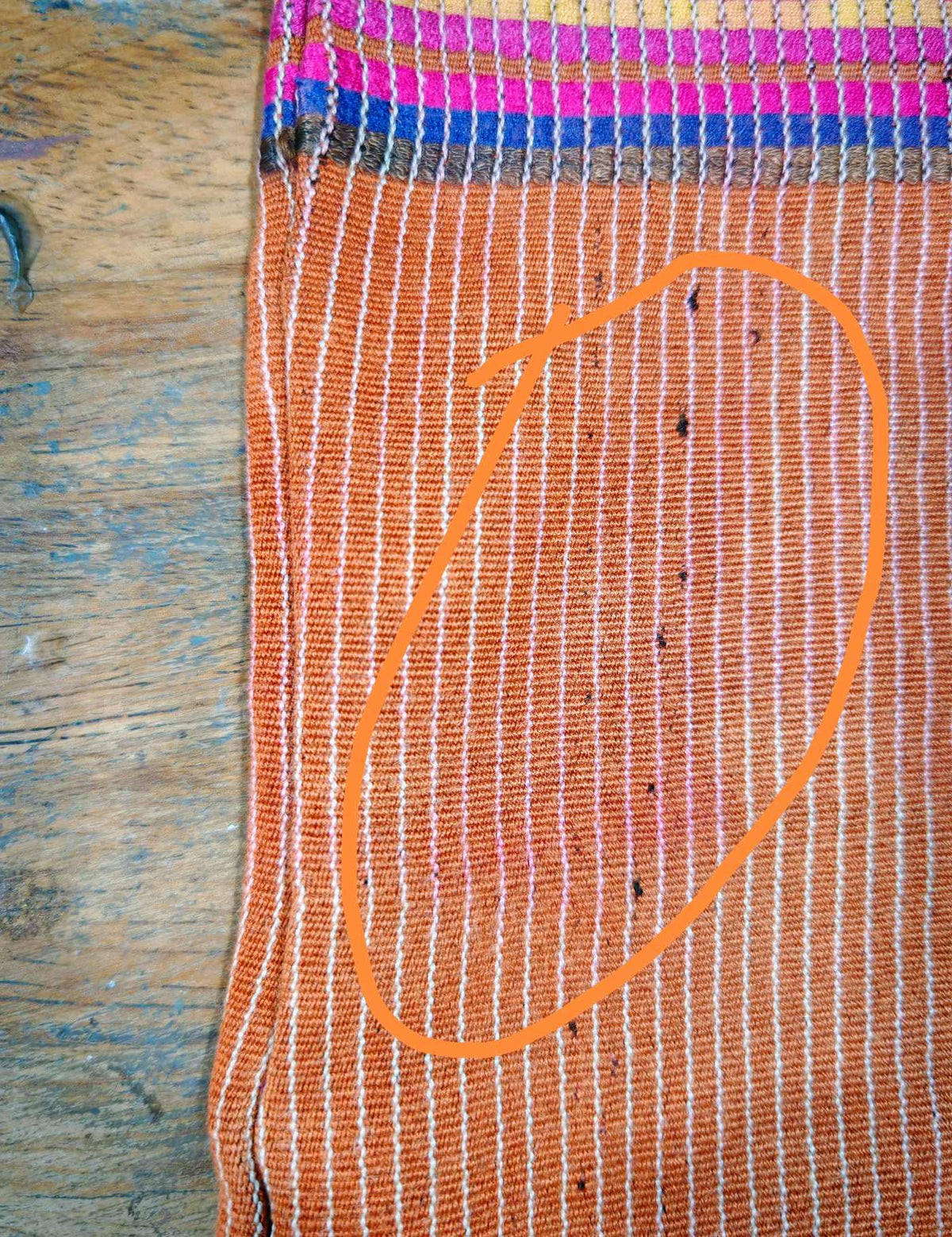 Brown and Pink Chichicastenango Huipil #10-96
